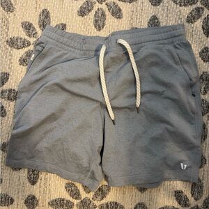 Vuori Men's Gray Athletic Shorts